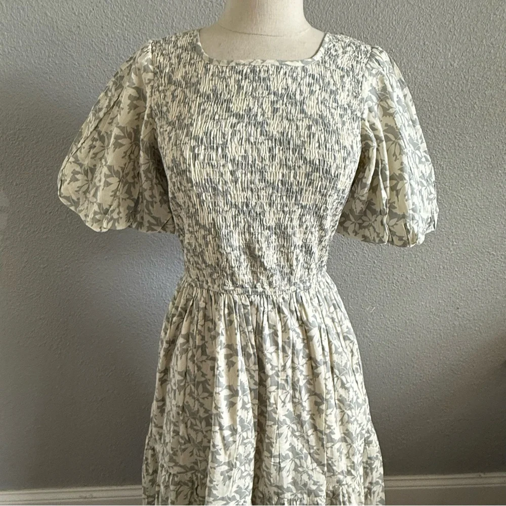 Dear Georgie Elizabeth Dress in Leaves Size Small NWT 100% Cotton - Picture 2 of 10